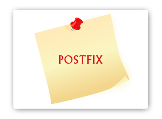 postfix